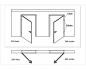 Preview: Einsteckschloß für Zimmertüren Ausführung DIN 78 WC Stulp 20mm  R/L