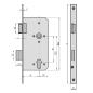 Preview: Einsteckschloss Haustürschloss Serie 28 für Profilzylinder DIN (65mm x 92mm ) R/L