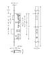 Preview: Rohrrahmenschloss Panik E Serie RR02 Dorn 30/35/40/45 24mm Stulp 400mm Extra Lang