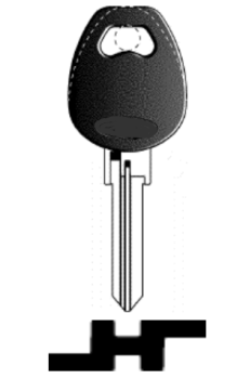 Ersatzschlüssel für AXA Fahrradschlösser Standard Serie 25740-47459 / 75000-79000