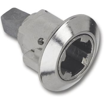 Hekna Zylindereinsatz als Drehknauf für Moebelschloss 3060 Ultra Vierkant