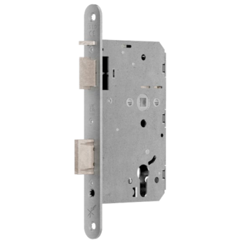 Einsteckschloss für FH Türen Antipanik+Selbstverriegelung PZ72/65/24/9 (links/rechts)