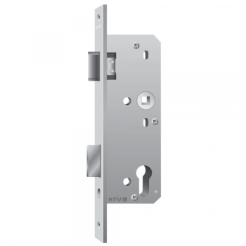 Glastür-Einsteckschloss für Falztüren KFV 521 1/2  PZ72