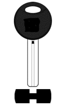 Ersatzschlüssel für Fahrräder Trelock Bahnenschlüssel