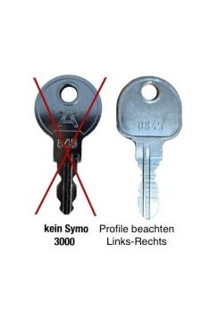 Ersatzschlüssel für Häfele Möbelschlösser Serie Symo 3000 (1786)