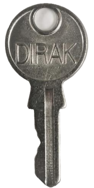Ersatzschlüssel für Kleinzylinder Dirak 1333