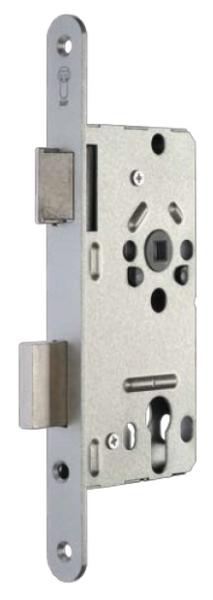 Einsteckschloss für Wohnungsabschlusstüren DIN 72 PZ 20x235 mm Stulp R/L rund/kantig