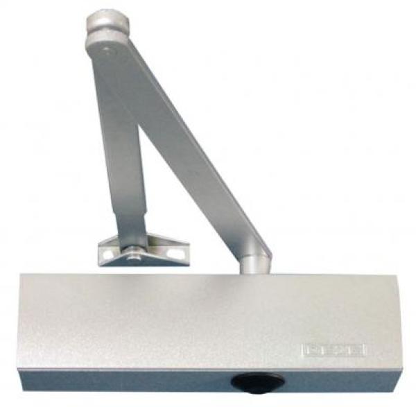 Türschliesser GEZE 4000 / Weiss und Silber mit Normalgestänge