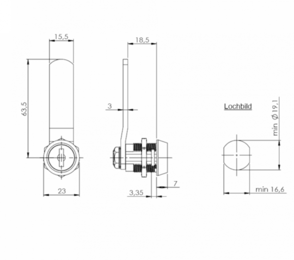 Hebelzylinder S7090 F90/ X90