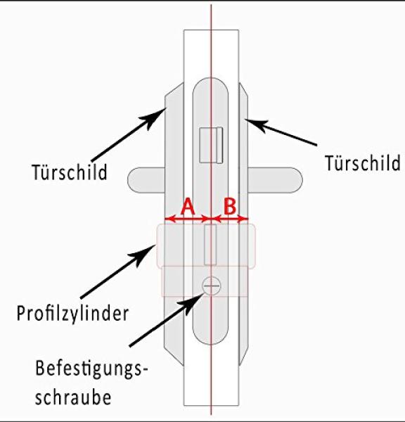 ISEO Libra LE60 Elektronischer Modularzylinder mit App Bedienung IP66 + 3 Masterkarten + 3 Transponder + Montagewerkzeug