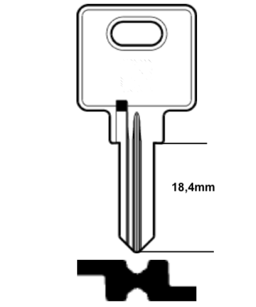Ersatzschlüssel für OJMAR Schloesser Serien S/A u.U 001-698 sowie A 0011-1698
