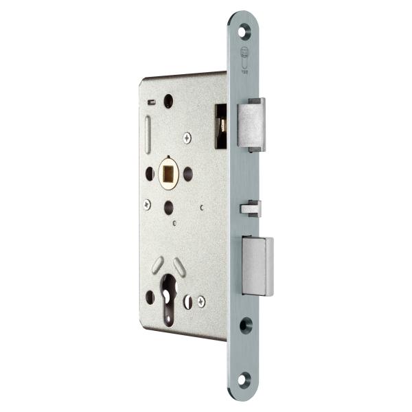 Einsteckschloss für FH Türen Antipanik+Selbstverriegelung PZ72/65/20/9 (links/rechts)