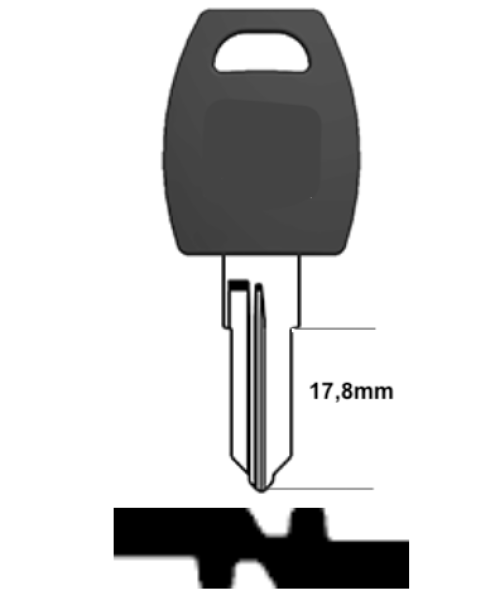 Ersatzschlüssel u.a.passend für Wangtong