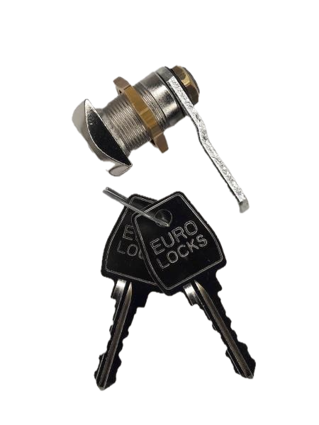 Hebelzylinder EUROLOCKS X37 mit Mutter, 2 Schlüssel