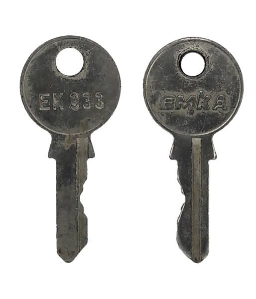 Ersatzschlüssel für EMKA Serie E Kleinzylinder  Nr. EK333 sowie Dirak 1333
