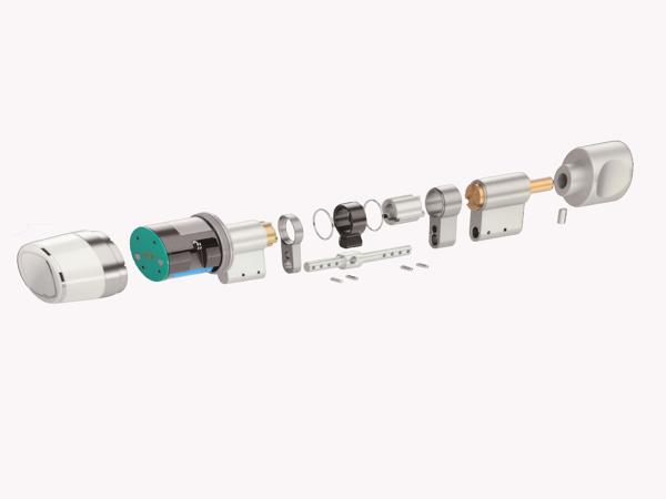 ISEO Libra LE60 Elektronischer Modularzylinder mit App Bedienung IP66 + 3 Masterkarten + 3 Transponder + Montagewerkzeug